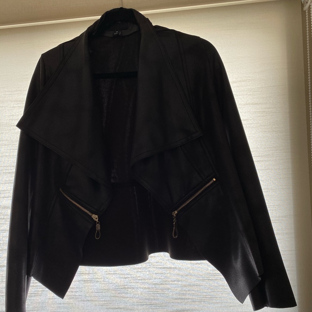 Faux leather jacket